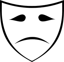 Cinechologue masque reaction triste